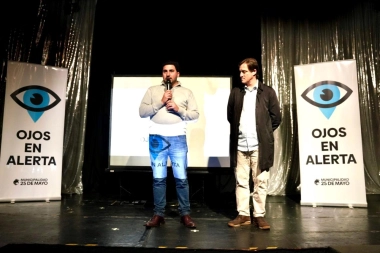 Ramiro Egüen lanzó el programa “Ojos en Alerta” en 25 de Mayo