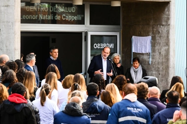 Bahía Blanca inauguró las nuevas instalaciones de un Centro de Salud en Ingeniero White
