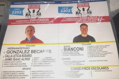 Insólito en Bahía Blanca: una lista se baja de las elecciones por un error en las boletas
