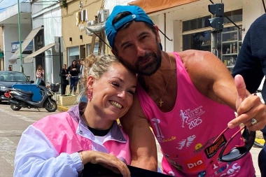 Silvio Magariño llegó a Roque Pérez y completó la etapa 10 de “Kilómetros Solidarios”