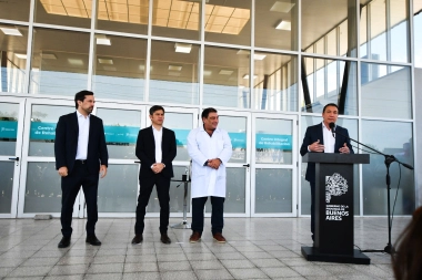 Watson recibió a Kicillof para inaugurar el Centro Integral de Rehabilitación en Florencio Varela
