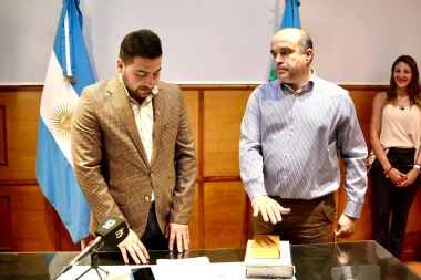 Egüen renovó su gabinete en 25 de Mayo y ratificó un gobierno de coalición