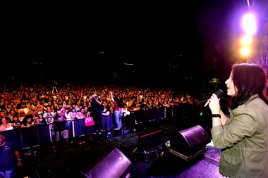 Más de 20.000 vecinos festejaron los 120 años de Vicente López con un gran show de luces y sin pirotecnia