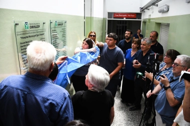 Britos presentó las nuevas obras de modernización en el Hospital Municipal “Santiago Fornos” de Chivilcoy