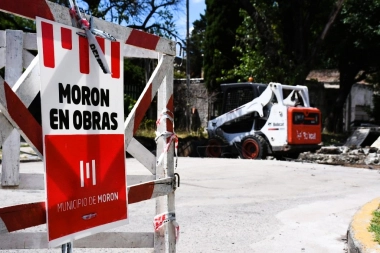 Morón realizó importantes intervenciones para mejorar la infraestructura urbana