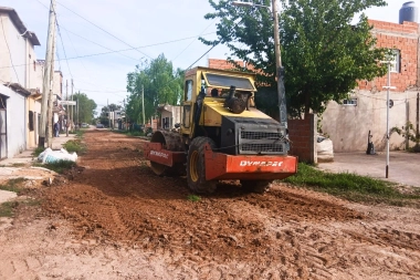 Blanca Cantero avanza con las mejoras viales en Numancia Norte de Presidente Perón
