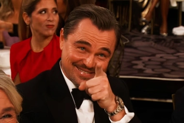 Por qué Di Caprio fue furor en las redes durante la entrega de los Globos de Oro 2026
