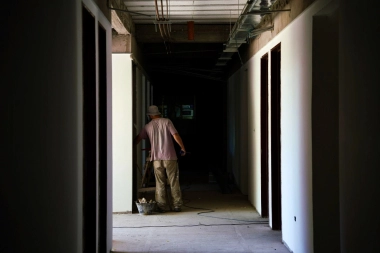 El año 2026 comenzó con importantes avances en la obra de la nueva guardia del Hospital Unzué de 25 de Mayo