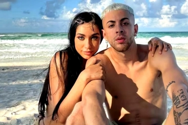 María Becerra mostró sus vacaciones con J Rei en una popular playa de la Costa bonaerense