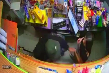 Se fue a pique: robó un kiosco de La Plata y lo detuvieron cuando se tiró a un arroyo