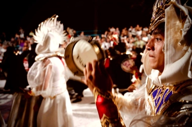 Egüen dijo presente en la tercera noche del Carnaval de 25 de Mayo