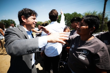 Kicillof inauguró la nueva celda sanitaria de la Planta de Residuos Sólidos Urbanos en Salto