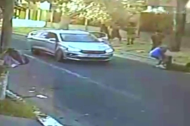 Amanecer aterrador en Morón: iban a trabajar y cinco ladrones les arruinaron el día en 15 segundos