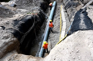 Canal Maldonado: avanzan las obras en puentes Don Bosco y Pampa Central de Bahía Blanca