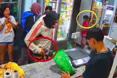 Experimentados ladrones robaron un comercio en General Rodríguez y una nena quedó en el medio