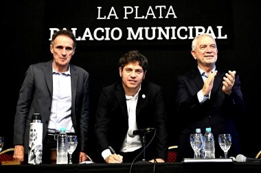 Kicillof, Katopodis y Alak anunciaron la finalización del Acueducto Norte y presentaron nuevas obras para La Plata