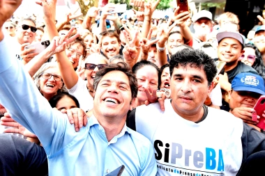 Kicillof y su MDF marcharon contra la Reforma Laboral: la contundente frase sobre el Gobierno y la dictadura