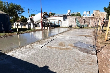 Chaves: Lucía Gómez anunció avances en la obra del SUM del Jardín Nº902 de De La Garma