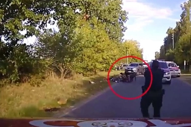 Operativo cerrojo: tras una peligrosa y veloz persecución, el COT detuvo a motociclistas prófugos