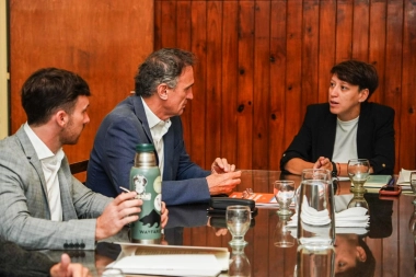 Lucía Gómez recibió a Katopodis para repasar obras y proyectos para Adolfo Gonzales Chaves