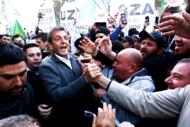 Massa envió un mensaje y participó en la marcha por los 50 años del Golpe de Estado del 24 de marzo