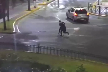 Violenta pelea en medio del tránsito acabó con varios detenidos en Tigre