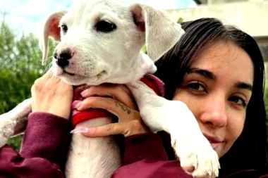 Amor animal: el gesto de María Becerra con un cachorro que emocionó a todos