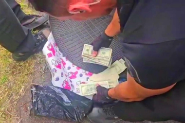 Anillo Digital detectó un auto buscado y el conductor trasladaba 55 mil dólares que no pudo justificar la procedencia