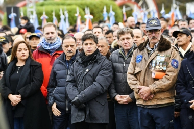 Desde Ushuaia: Kicillof participó del acto por el Día de los Veteranos y los Caídos en Malvinas