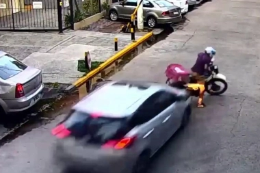 Una inesperada maniobra provocó un choque en el centro de Tigre