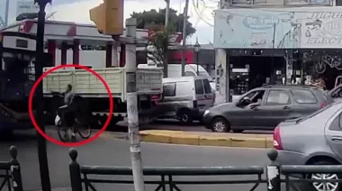 Ciclista imprudente fue atropellado por un colectivo en Don Torcuato