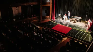 Con una sala repleta, el Teatro Español de Magdalena fue testigo de la obra “Soy tu ángel”