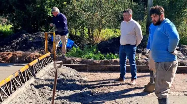 Hourcade acelera con obras en Magdalena y pone el foco en el pavimento de Bavio
