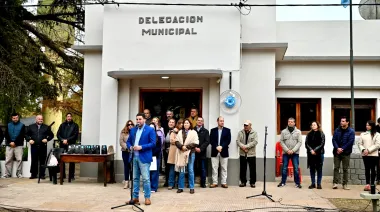 Egüen dejó un mensaje con destino al Interior del distrito de Ugarte y al futuro