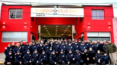 Egüen anunció un beneficio que impacta a los bomberos voluntarios de 25 de Mayo