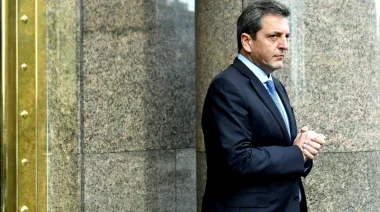 Massa reapareció en la escena pública: reunión con Martilleros y preocupación por el mercado inmobiliario