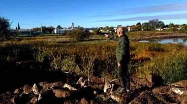 Pehuajó: Zurro supervisó el inicio de los trabajos de desagüe pluvial en Barrio Deportivo