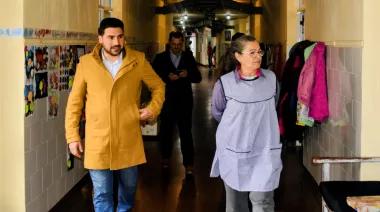 25 de Mayo: Egüen llevó a cabo una intensa jornada de trabajo en Norberto de la Riestra