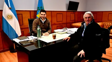 El intendente Egüen se reunió con el presidente del Tiro Federal Argentino de 25 de Mayo