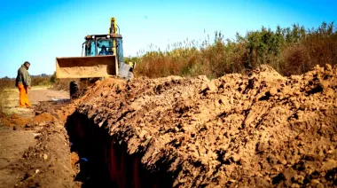 El Municipio de Pergamino sumó una nueva obra de cloacas en el barrio 12 de Octubre