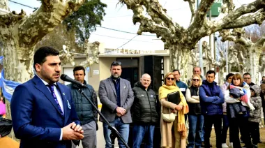 En el festejo del Día de la Independencia en 25 de Mayo, Egüen dejó un mensaje y definió el futuro de Pedernales