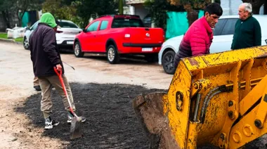 Roque Pérez continúa con los trabajos de mantenimiento y mejoras en distintos sectores del distrito