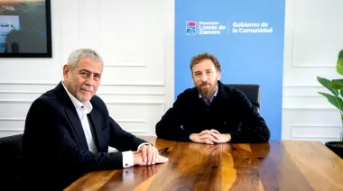 Gobernación 2027: Otermín recibió a Ferraresi en Lomas de Zamora