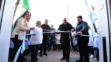 Alexis Guerrera inauguró una obra escolar en General Pinto y dejó un mensaje comunitario