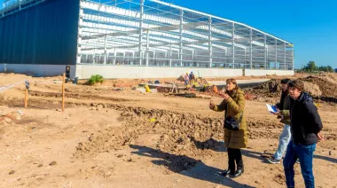 Andreotti acelera con una obra clave en el Parque Industrial de San Fernando