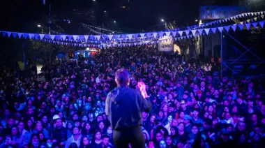 Valentino Merlo la rompió en el primer día del Festival Somos Quilmes por el 360º aniversario del municipio