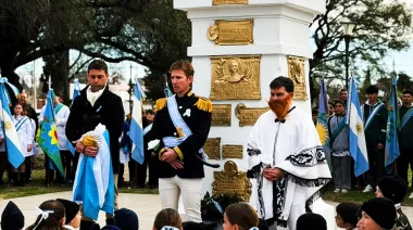 A 176 años de la muerte de San Martín, Alegre llamó a buscar la unidad con ideas en General Villegas