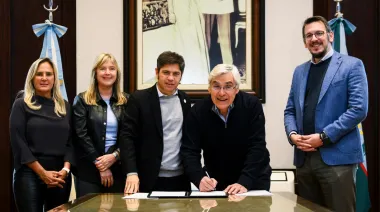 Alegre firmó un acuerdo con Kicillof por $650 millones destinado a maquinaria para General Villegas