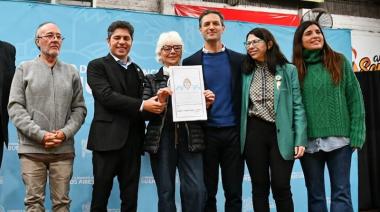 San Vicente: Mantegazza y Kicillof encabezaron inauguración de obras, entrega de viviendas y escrituras