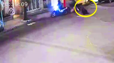 Mujer se peleó con ladrones y con arriesgada maniobra evitó que le roben el vehículo